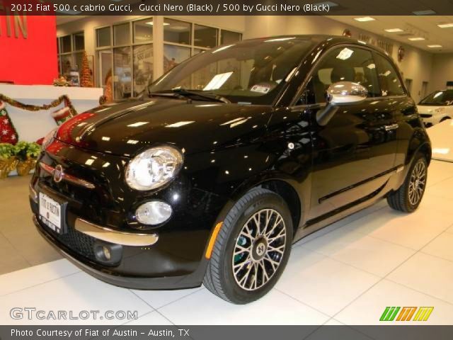 2012 Fiat 500 c cabrio Gucci in Gucci Nero (Black)