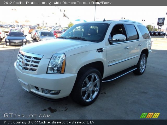 2012 Cadillac Escalade Luxury in White Diamond Tricoat
