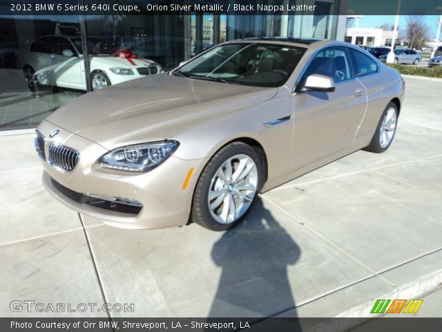 2012 BMW 6 Series 640i Coupe in Orion Silver Metallic
