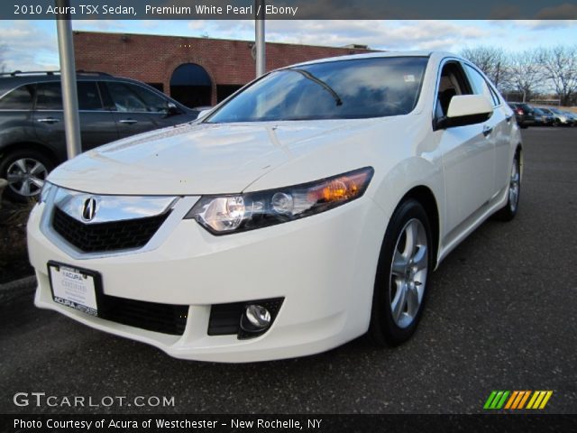 2010 Acura TSX Sedan in Premium White Pearl