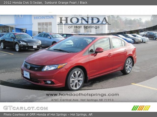 2012 Honda civic si sunburst orange #4