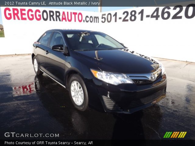 2012 Toyota Camry LE in Attitude Black Metallic