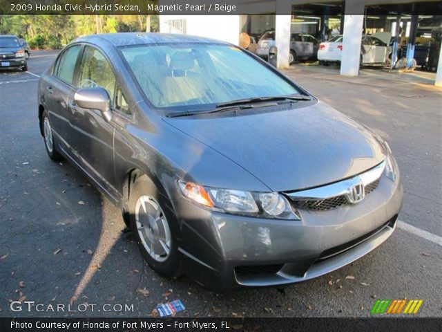 2009 Honda Civic Hybrid Sedan in Magnetic Pearl