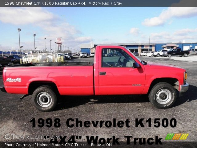 1998 Chevrolet C/K K1500 Regular Cab 4x4 in Victory Red