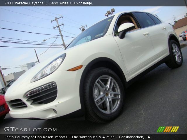 2011 Porsche Cayenne S in Sand White