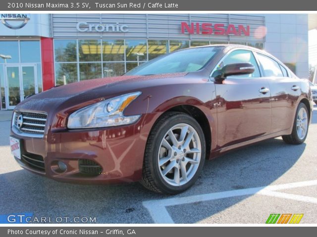 2010 Nissan Maxima 3.5 SV in Tuscan Sun Red