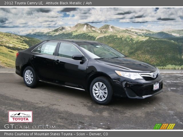 2012 Toyota Camry LE in Attitude Black Metallic