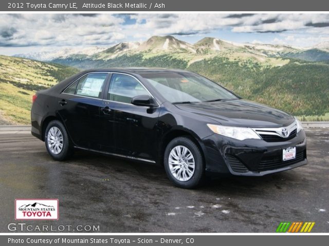 2012 Toyota Camry LE in Attitude Black Metallic