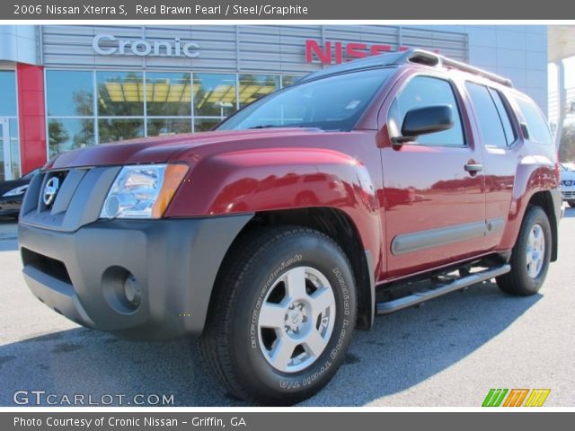 2006 Nissan Xterra S in Red Brawn Pearl