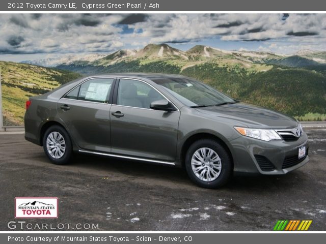 2012 Toyota Camry LE in Cypress Green Pearl