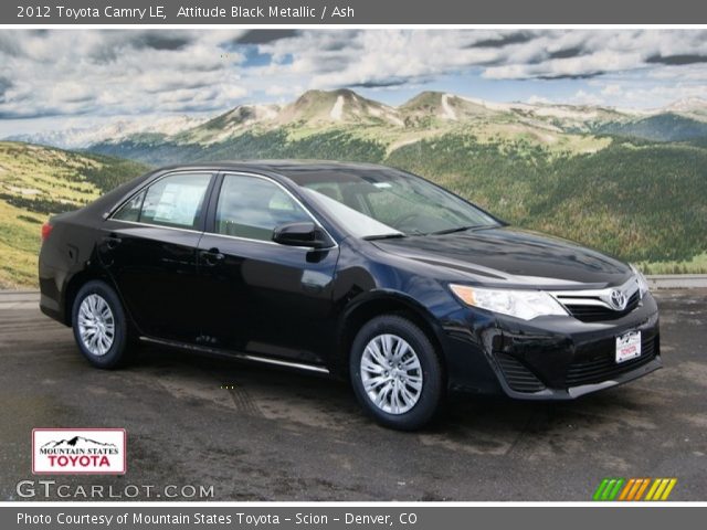 2012 Toyota Camry LE in Attitude Black Metallic