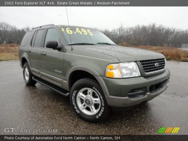 2002 Ford Explorer XLT 4x4 in Estate Green Metallic
