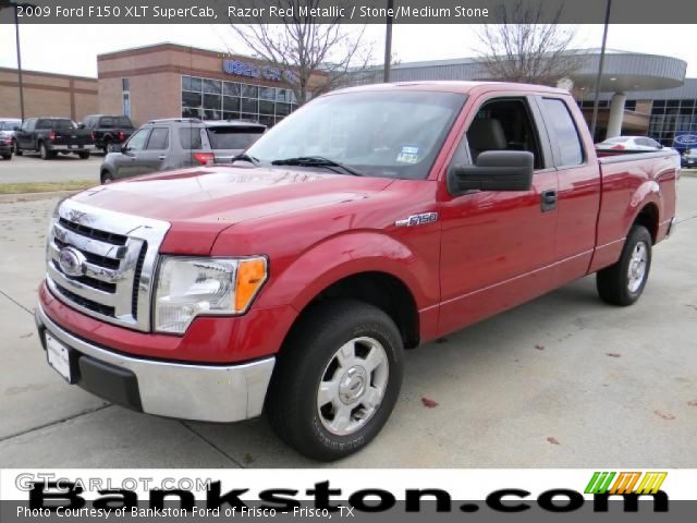 Razor Red Metallic 2009 Ford F150 Xlt Supercab Stone
