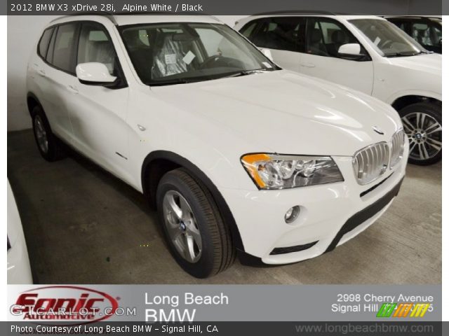 2012 BMW X3 xDrive 28i in Alpine White