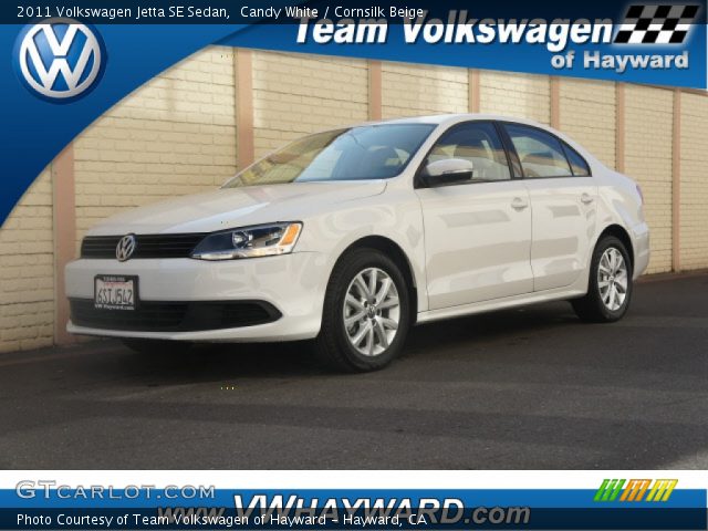 2011 Volkswagen Jetta SE Sedan in Candy White