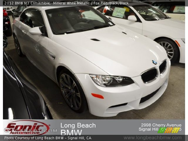 2012 BMW M3 Convertible in Mineral White Metallic