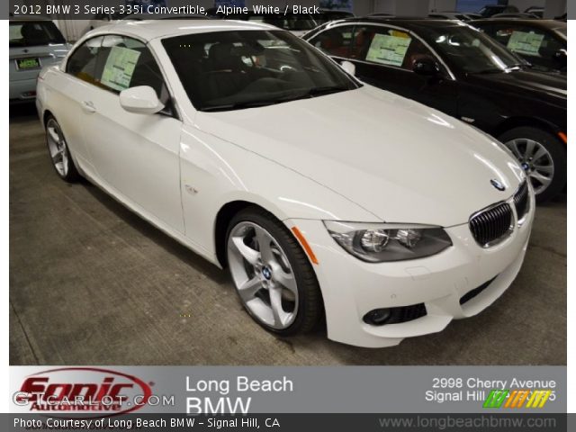 2012 BMW 3 Series 335i Convertible in Alpine White