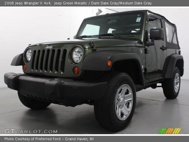 2008 Jeep Wrangler X 4x4 in Jeep Green Metallic