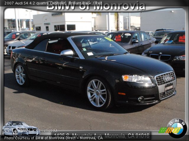 2007 Audi S4 4.2 quattro Cabriolet in Brilliant Black