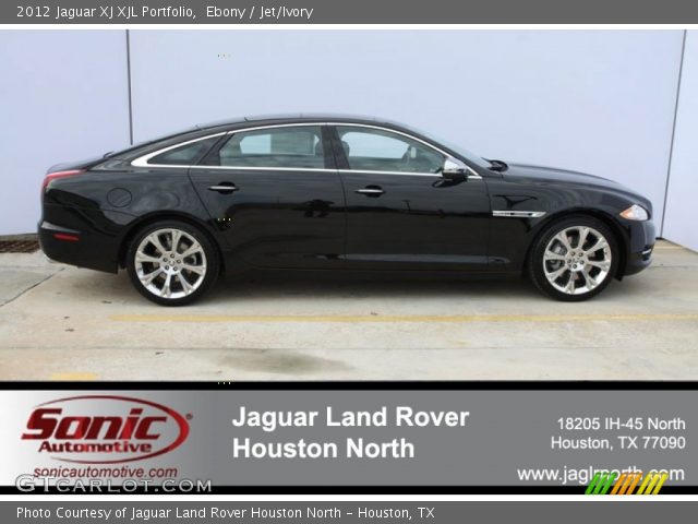 2012 Jaguar XJ XJL Portfolio in Ebony