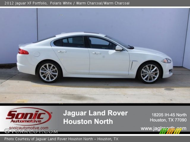 2012 Jaguar XF Portfolio in Polaris White