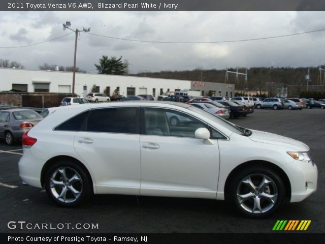 2011 Toyota Venza V6 AWD in Blizzard Pearl White