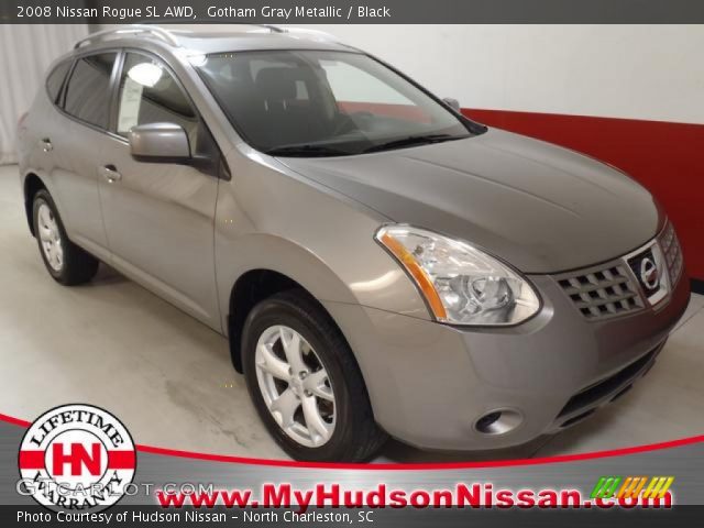 2008 Nissan Rogue SL AWD in Gotham Gray Metallic