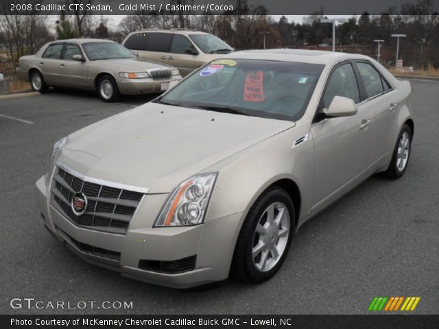 2008 Cadillac CTS Sedan in Gold Mist