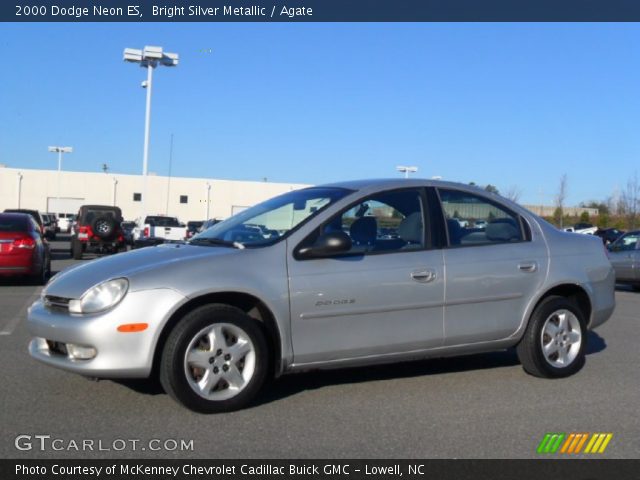 Bright Silver Metallic 2000 Dodge Neon Es Agate Interior