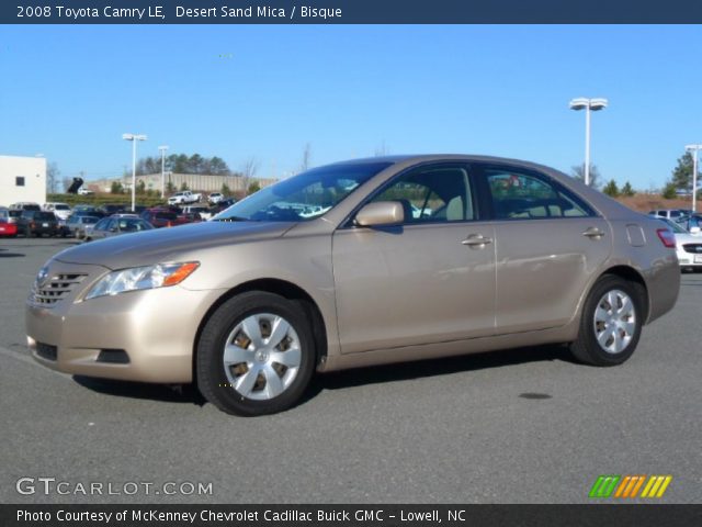 2008 Toyota Camry LE in Desert Sand Mica