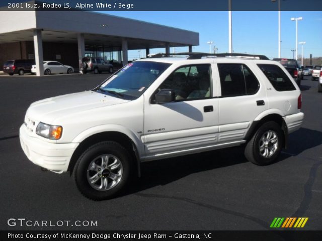 2001 Isuzu Rodeo LS in Alpine White