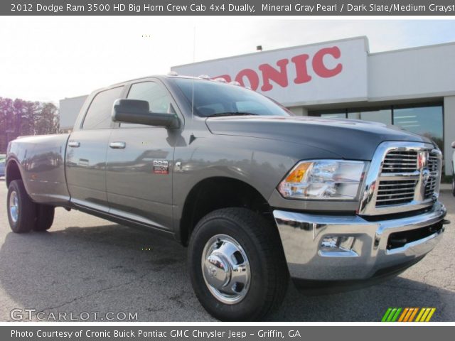 2012 Dodge Ram 3500 HD Big Horn Crew Cab 4x4 Dually in Mineral Gray Pearl