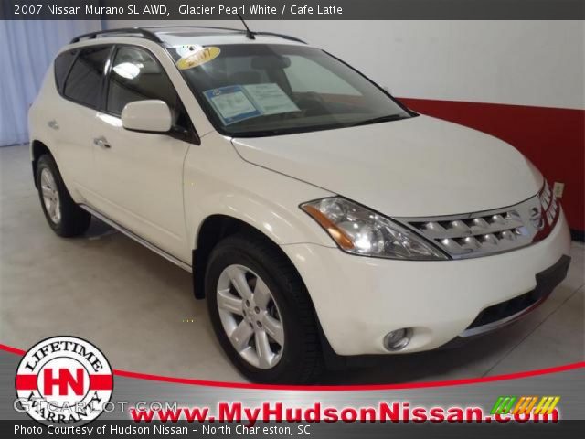 2007 Nissan Murano SL AWD in Glacier Pearl White