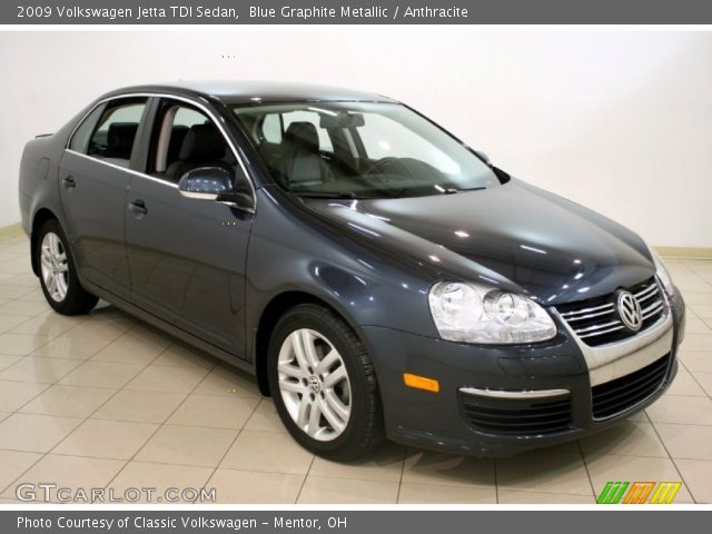 2009 Volkswagen Jetta TDI Sedan in Blue Graphite Metallic