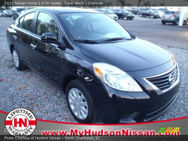 2012 Nissan Versa 1.6 SV Sedan in Super Black