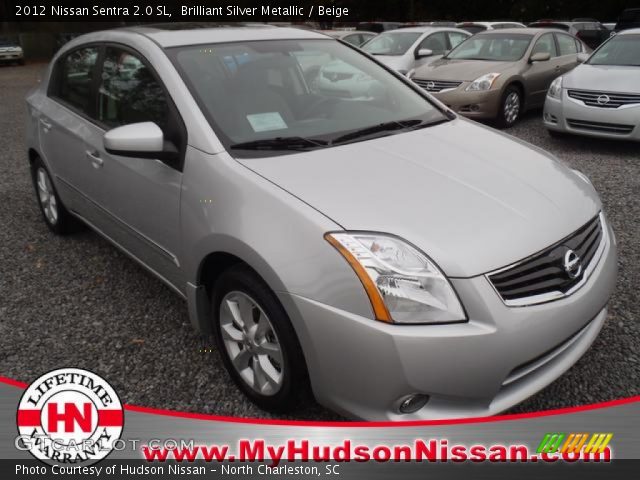 2012 Nissan Sentra 2.0 SL in Brilliant Silver Metallic