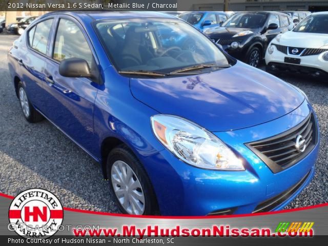 2012 Nissan Versa 1.6 S Sedan in Metallic Blue