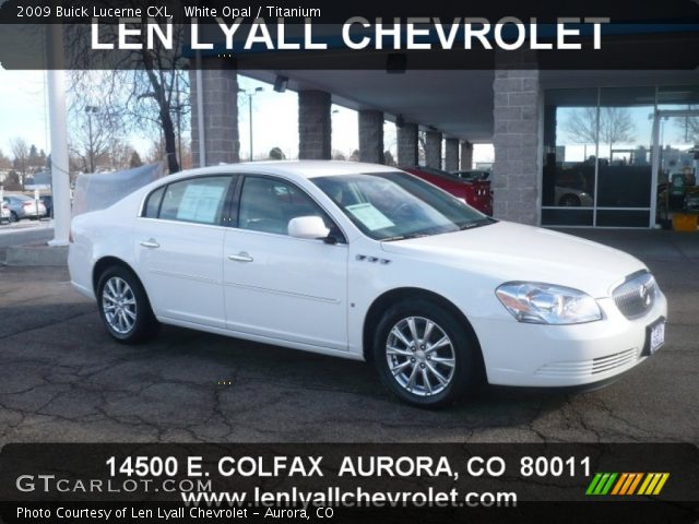 2009 Buick Lucerne CXL in White Opal
