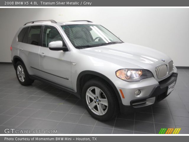 2008 BMW X5 4.8i in Titanium Silver Metallic