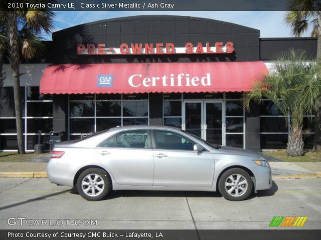 2010 Toyota Camry LE in Classic Silver Metallic