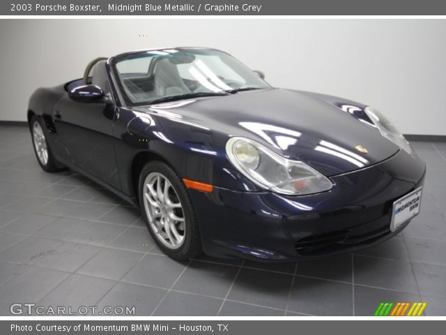 2003 Porsche Boxster  in Midnight Blue Metallic