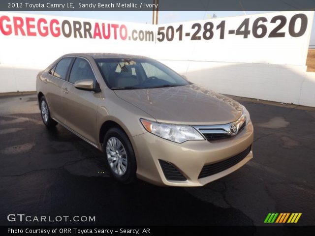 2012 Toyota Camry LE in Sandy Beach Metallic