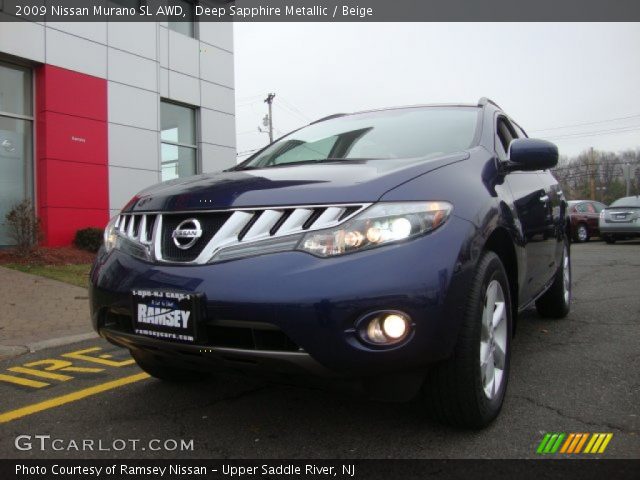2009 Nissan Murano SL AWD in Deep Sapphire Metallic