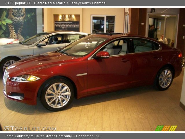 2012 Jaguar XF  in Claret Red Metallic