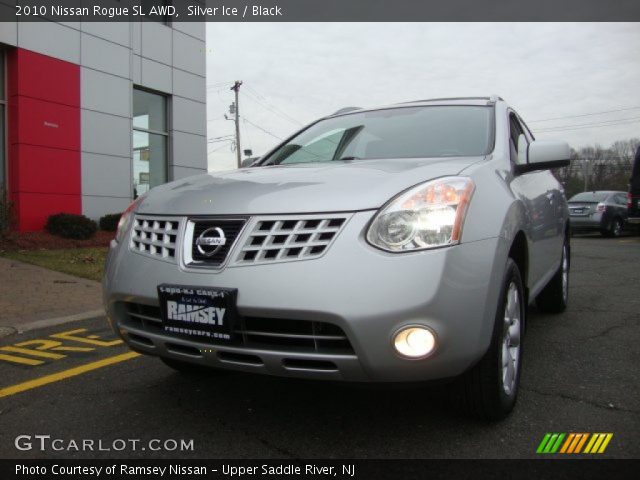 2010 Nissan Rogue SL AWD in Silver Ice