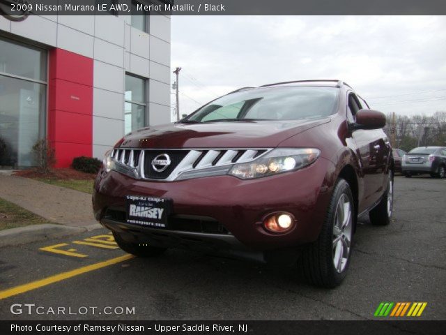 2009 Nissan Murano LE AWD in Merlot Metallic