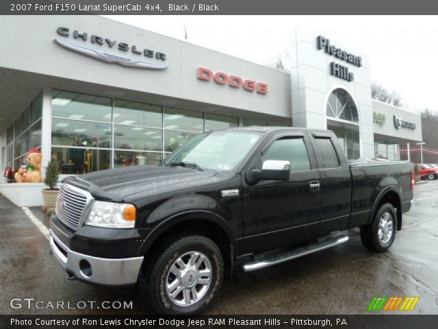 2007 Ford F150 Lariat SuperCab 4x4 in Black