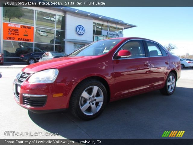 2008 Volkswagen Jetta SE Sedan in Salsa Red
