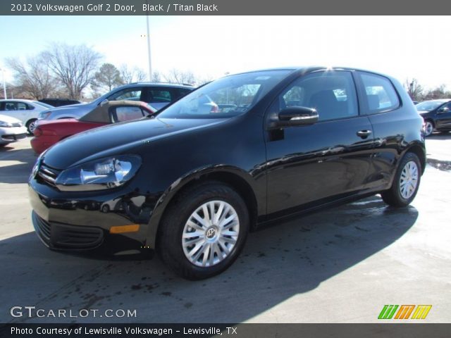 2012 Volkswagen Golf 2 Door in Black
