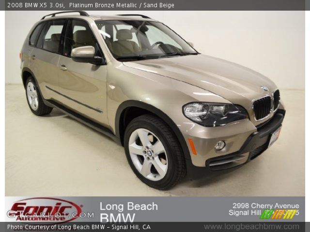2008 BMW X5 3.0si in Platinum Bronze Metallic